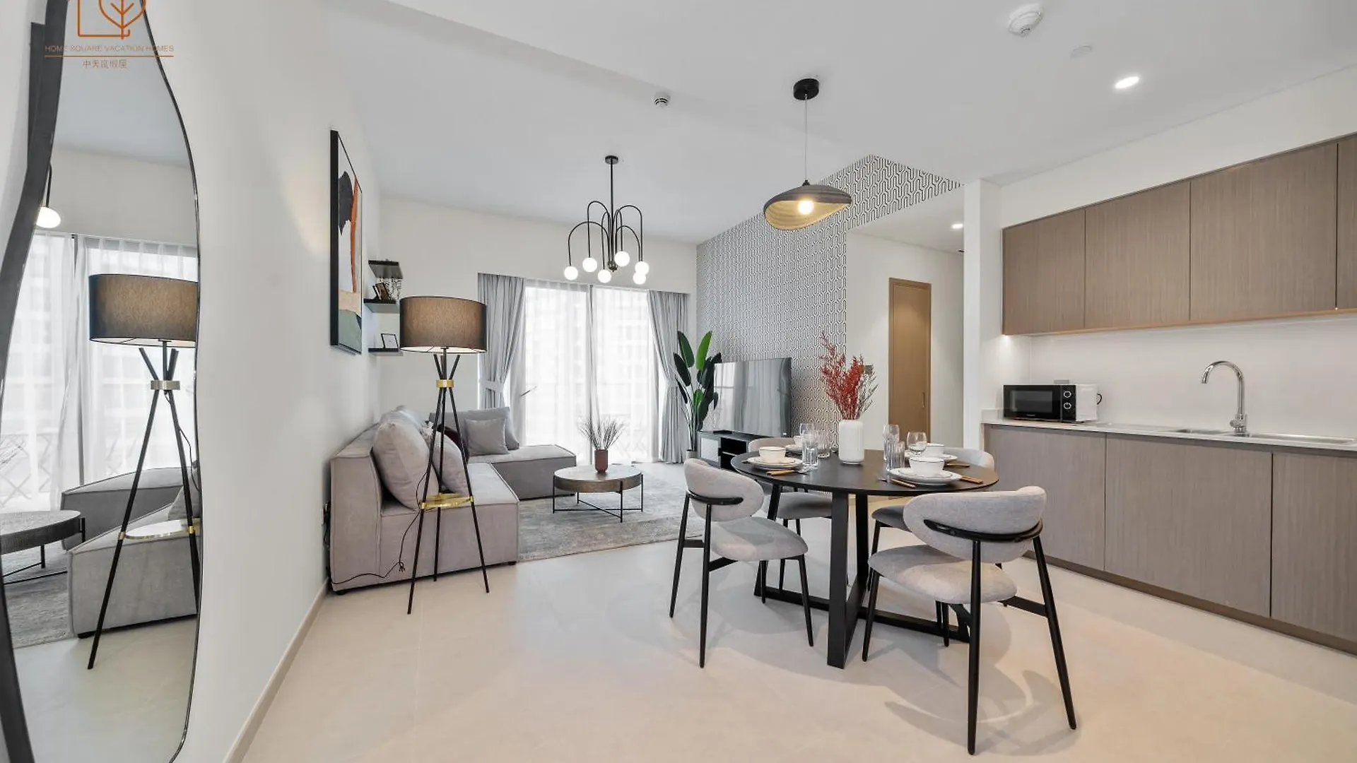Chic Home With Great Views Near Burj Khalifa 197Gr-2 Dubai Apartment
