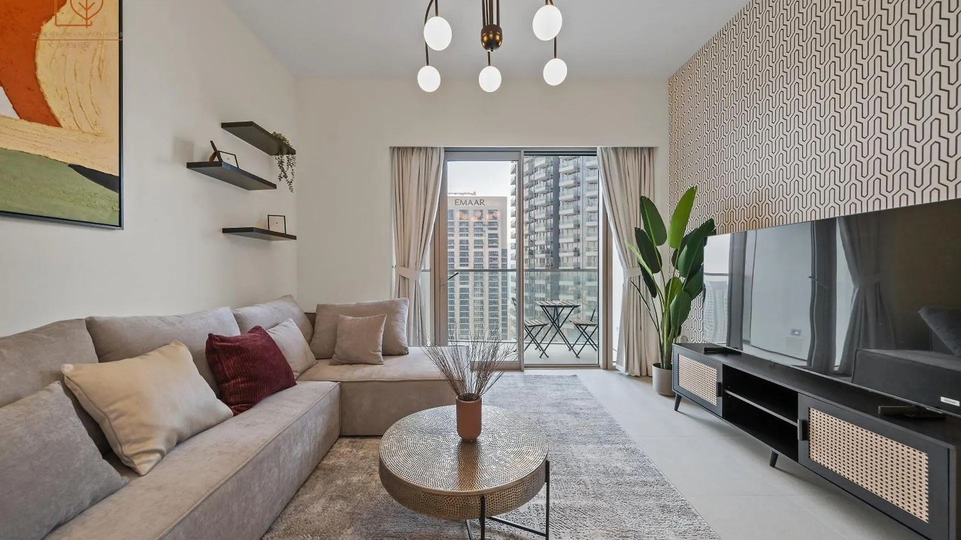 Apartman Chic Home With Great Views Near Burj Khalifa 197Gr-2 Dubaj