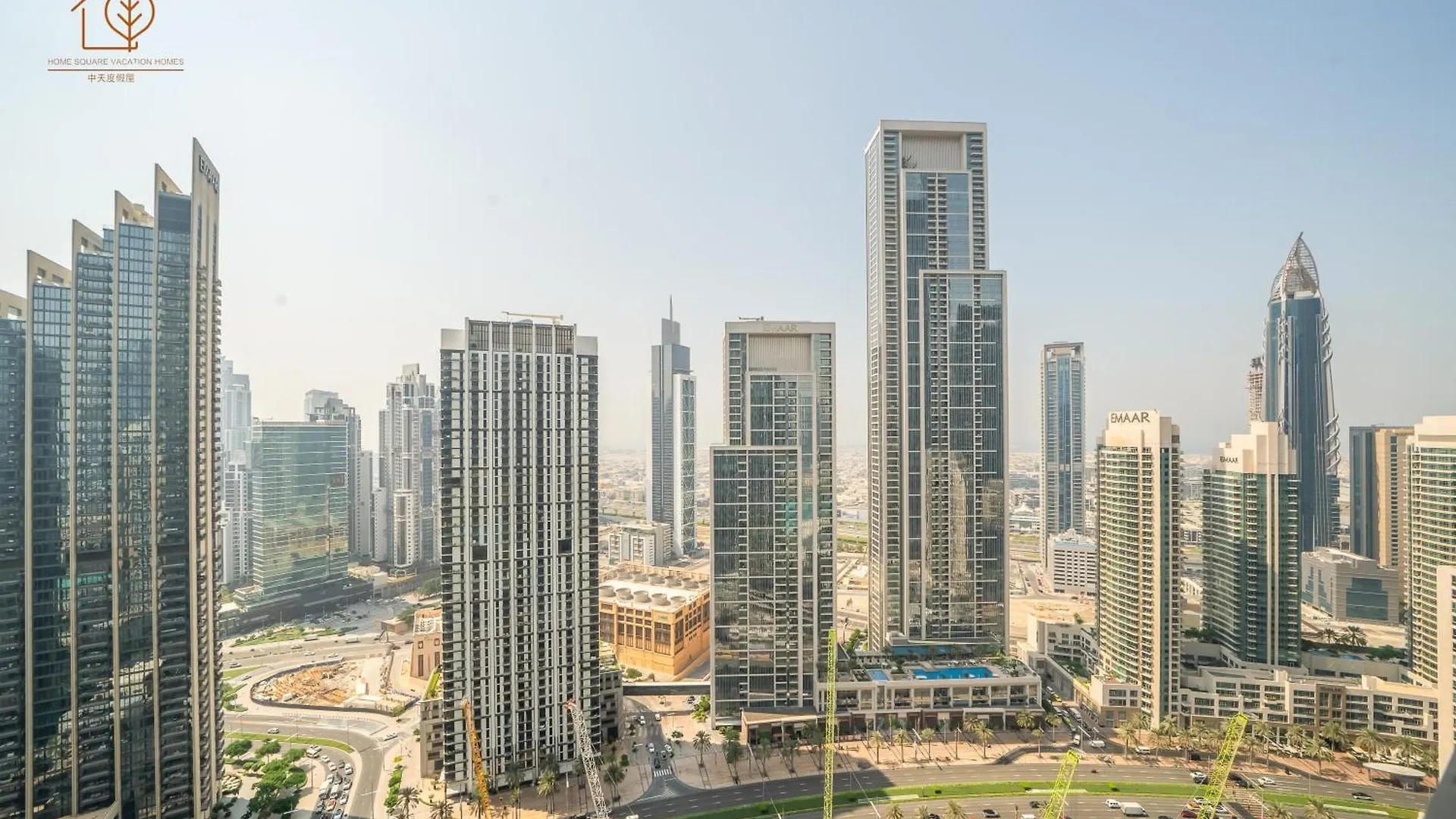 Chic Home With Great Views Near Burj Khalifa 197Gr-2 Dubaj Apartman