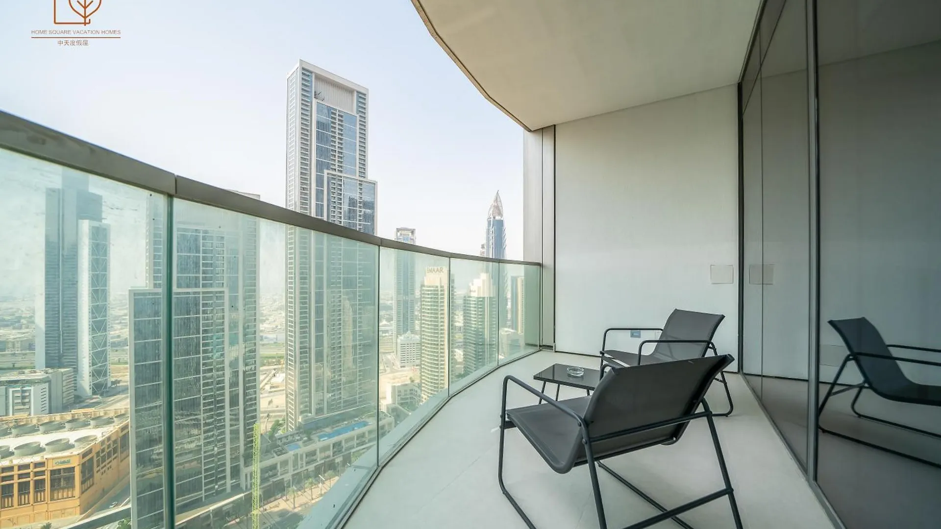 Chic Home With Great Views Near Burj Khalifa 197Gr-2 Dubaj Apartman
