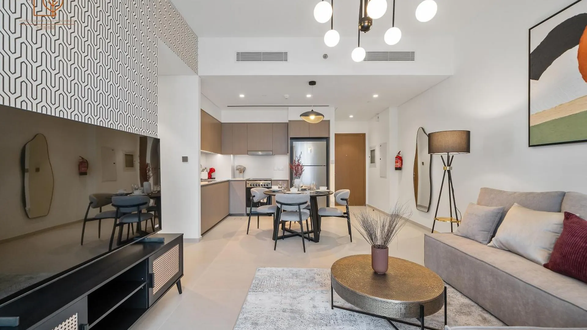 Apartman Chic Home With Great Views Near Burj Khalifa 197Gr-2 Dubaj