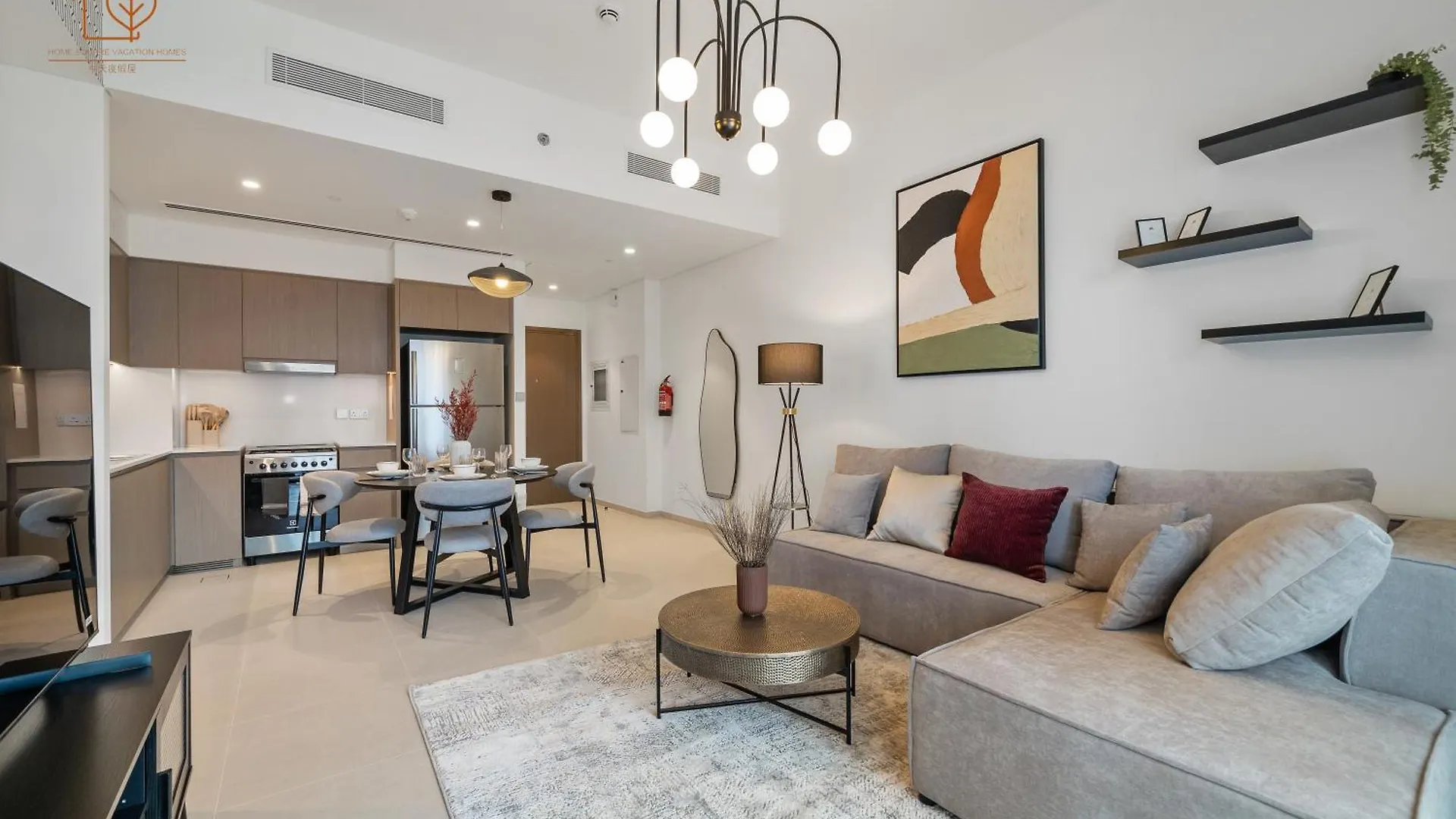 Chic Home With Great Views Near Burj Khalifa 197Gr-2 Dubaj